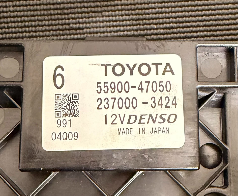 Toyota Prius 2012 controles de calefacción de aire acondicionado 5590-47050 237000-3424 OEM Foto 4 de 4