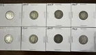 1914 Barber Dime Silver Coin .10 Cents  Lot Of 8 Eight Dimes No Reserve $1 Start