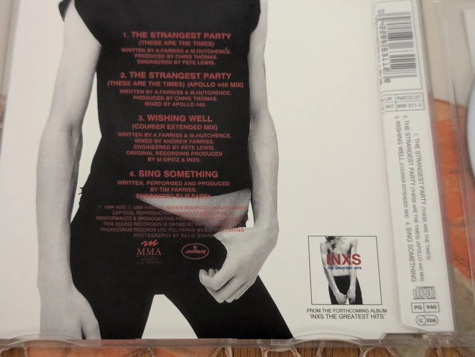 INXS - The Strangest Party (These Are The Times) 1994 CD Single 4 Tracks Mercury - Bild 2 von 4