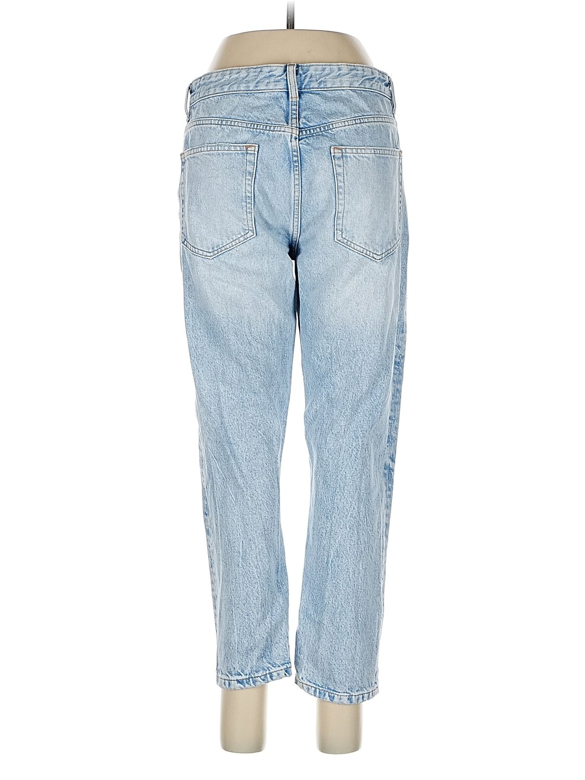 Zara Women Blue Jeans 32W thumbnail 2