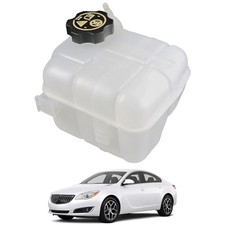 Engine Radiator Coolant Overflow Reservoir Tank With Cap Compatible With 2010