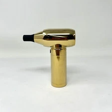 CROSSGUN Electric Cordless Mini Barber Strong Jet Turbo Fan Air Duster Gold- wit