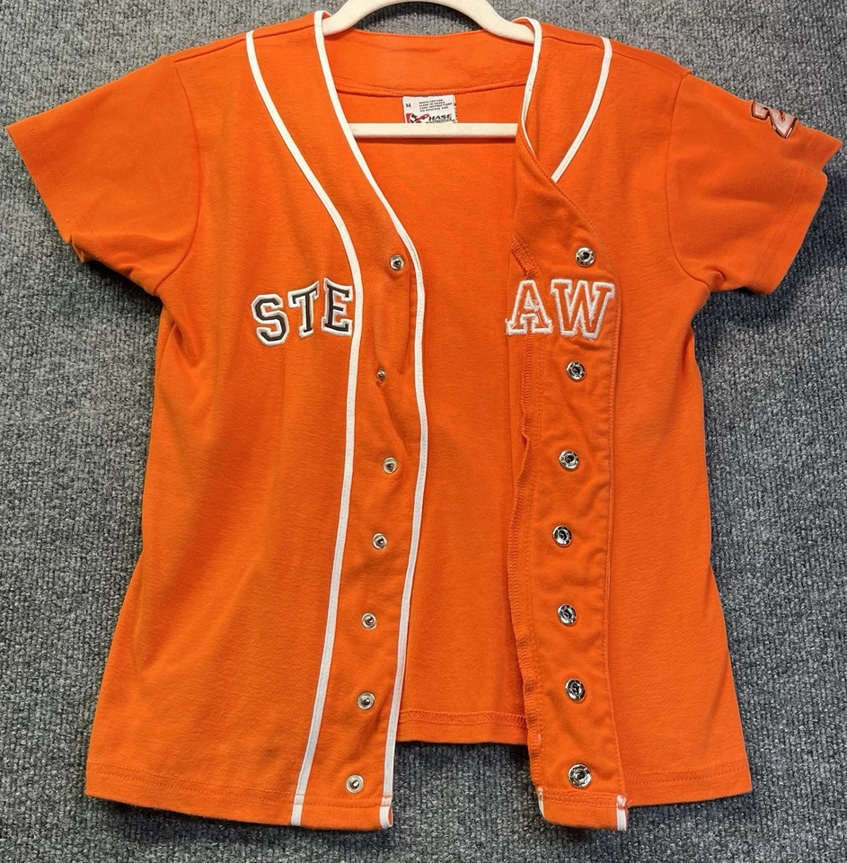 Camiseta deportiva Tony Stewart 20 Chase Authentics naranja a presión niñas jóvenes M NASCAR Foto 4 de 4