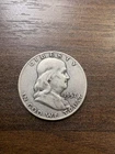 1957 D Franklin Half Dollar 90% BU Fine* US Coin