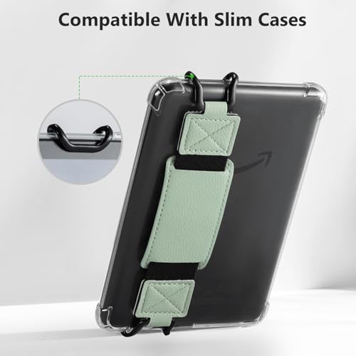 Secure Hand Strap for Kindle and Tablets - Versatile and 6-7.5" Sagegreen - 第 6/8 張圖片
