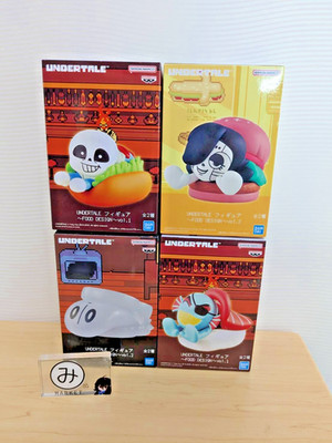 UNDERTALE FOOD DESIGN Figur Vol.1 Vol.2 Sans Undyne Napstablook Mettaton Set
