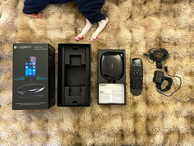 Logitech Harmony Smart Control Smart Remote Hub Kit w/ IR Blaster, Black