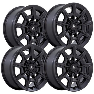 (Set-4) Asanti Ab041 Esquire 22x10.5 5x120 Satin Black 18mm Wheels Rims 22 Inch