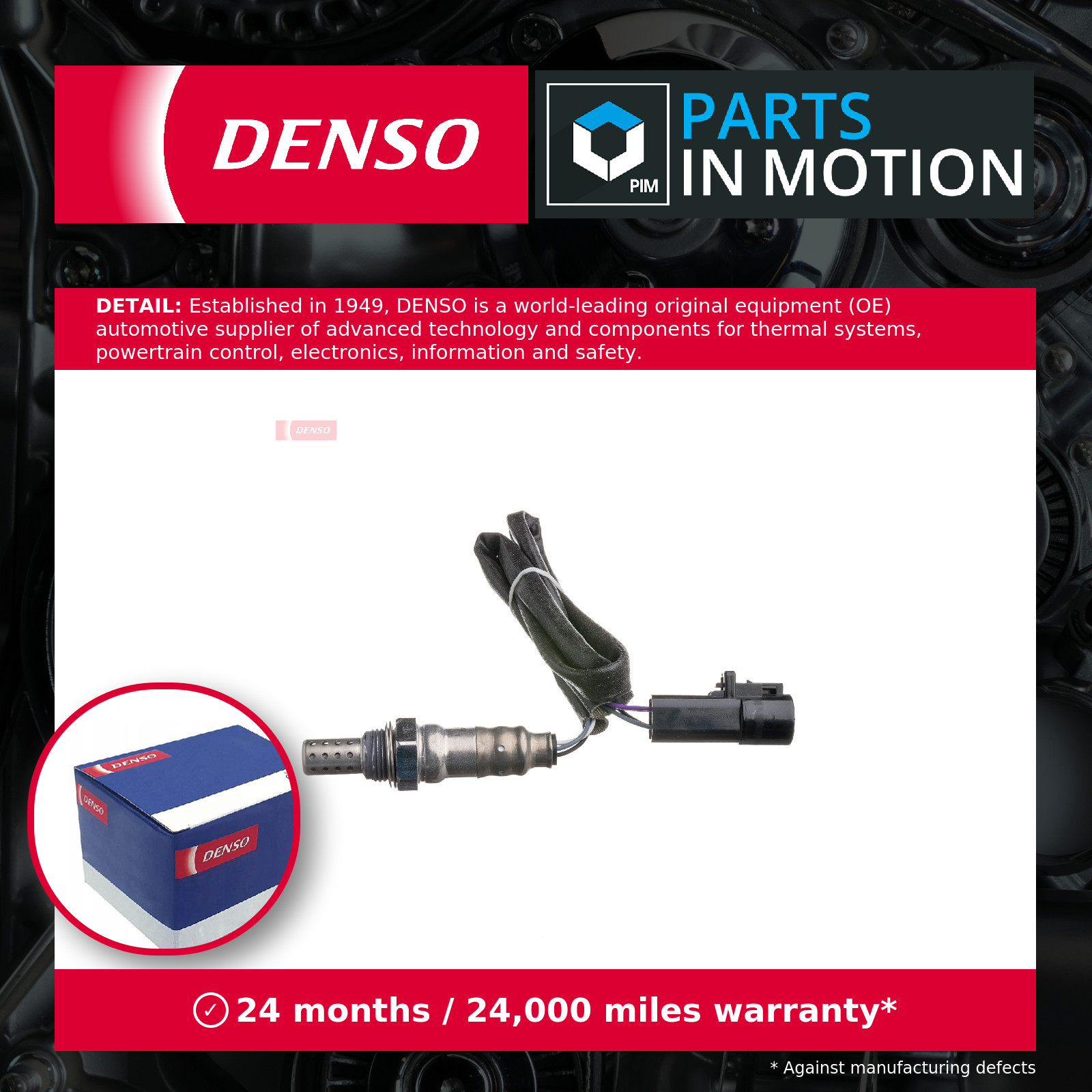 Lambda Sensor fits FORD FIESTA Mk5 ST150 2.0 Post Cat 05 to 08 N4JB Oxygen Denso - Image 17