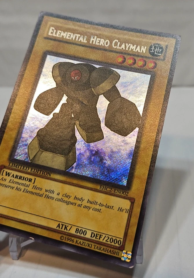Elemental Hero Clayman EHC2-EN002 Secret Rare Limited Edition Yugioh 7814 - Image 3 of 4