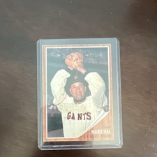 Topps 1962 Juan Marichal #505 San Francisco Giants Baseball Card