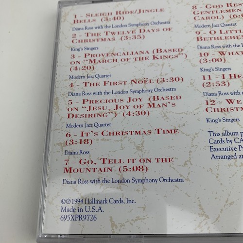 Hallmark Making Spirits helle Weihnachtsmusik CD Diana Ross Modern Jazz Quartett - Bild 7 von 8