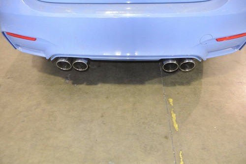 Megan Racing Black Chrome Tip Axle Back Exhaust System For 2015+ Bmw M4 Coupe - Picture 4 of 4