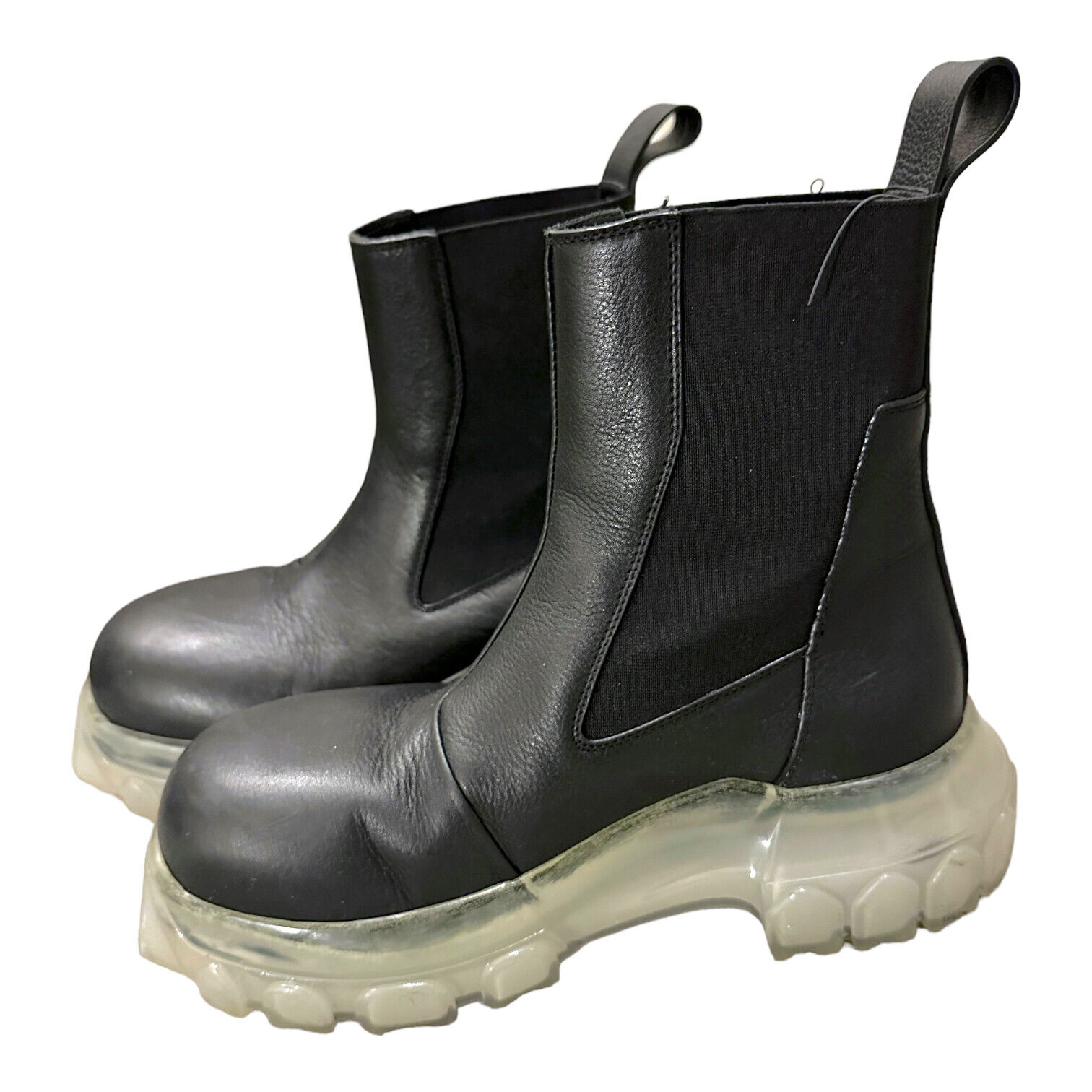 rick owens BEATLE BOZO TRACTOR クリア 43.5 - ブーツ