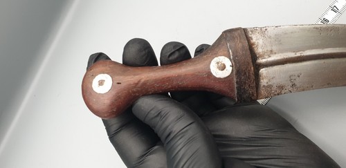 Antique Arabic Saudi Arabia, Yemen Khanjar, Jambiya, Middle East Dagger - Picture 4 of 5