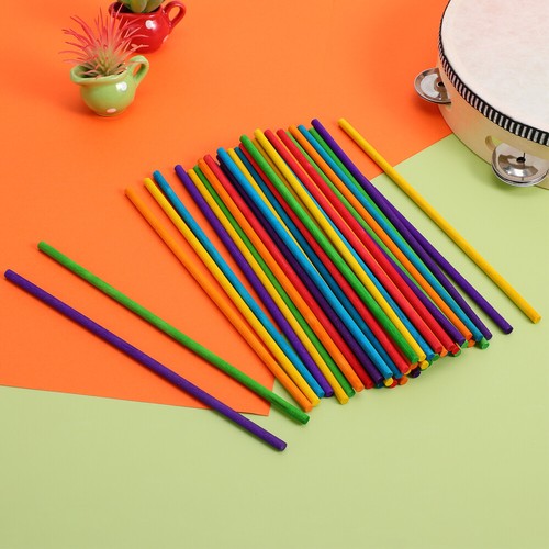 Set bastoncini in legno 50 pezzi bastoncini da toccare musica strumento bambino bambino - Foto 5 di 11