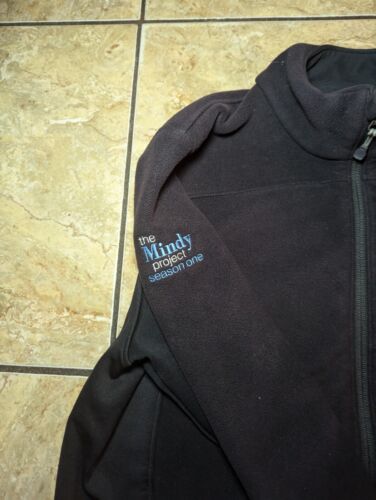 Mountain Hardwear Fleece Jacket Mens Medium Black Logo Sweater - Picture 4 of 6