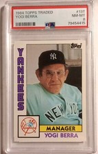 1984 Topps Traded Yogi Berra #13T