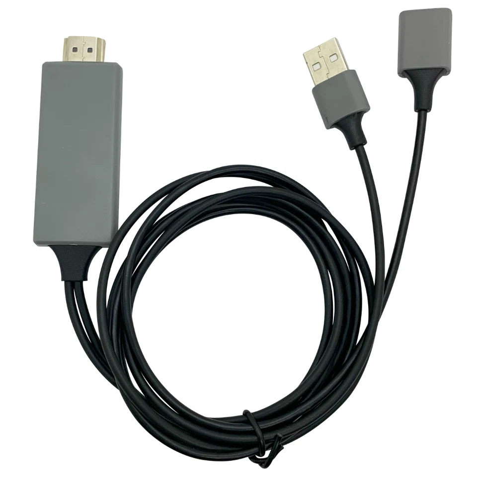 HDMI Cable 1080P Phone to TV HDTV AV Adapter Universal For iPhone Android Type C - Image 2 of 4