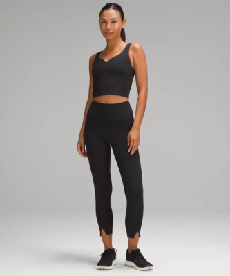 Lululemon セットアップ ブラック Lululemon Speed Up Tight (Full-On Luxtreme Brushed 28