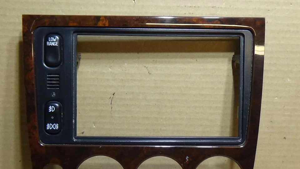 Mercedes Benz ML430 ML320 ML500 ML55 1999-2001 radio clima moldura madera Foto 2 de 4