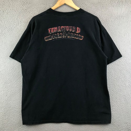 Vintage Tenacious D Pick Of Destiny Jack Black Band Tees XL - Picture 3 of 12