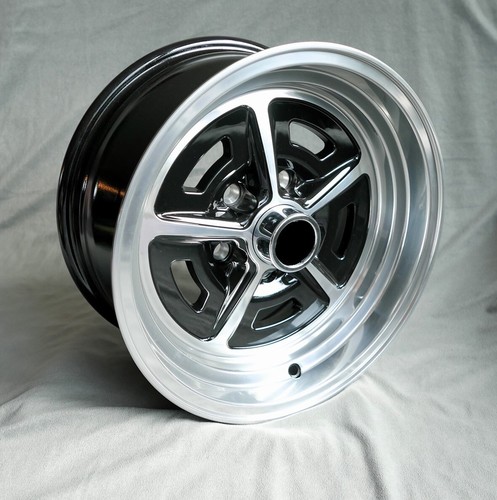 MAGNUM 500 STYLE FELGEN FORD MUSTANG 1964-1973 7x15 8x15 GUTACHTEN - Bild 2 von 4