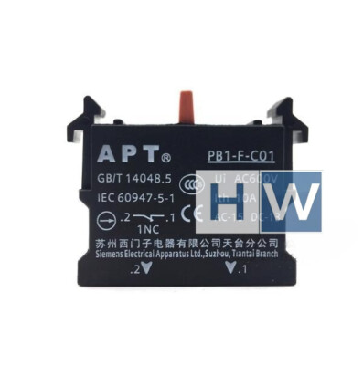NEW 20Pcs/BOX SIE-MENS APT Button PB1S Auxiliary Contact PB1-F-C01 1NC