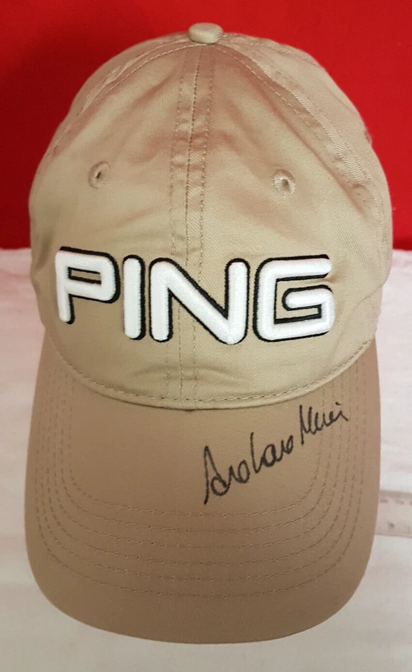 PING Golf Hat. Spanish Flag. Signed by Azahara Munoz (LPGA). New w/o Tags. MINT - Image 2 of 4