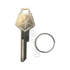 1x New Uncut Ignition Key Blank (Primary) For Chrysler Dodge Plymouth with Logo