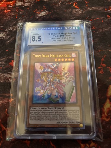 YuGiOh Dark Magician Girl DUPO-EN041 1st Ed CGC 8.5! ð¥ | eBay
