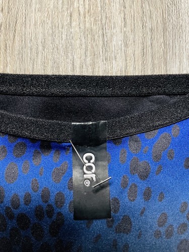 NEW Cor x Ultracor Ombré Gradient Blue Pink Animal Print Scoop Sports Bra M $90 - Picture 3 of 7