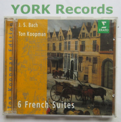 BACH - 6 French Suites TON KOOPMAN - Excellent Condition CD Erato