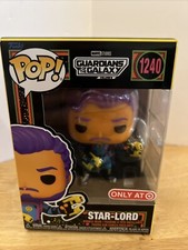Funko POP! STAR-LORD #1240 Black Light Guardians Vol. 3 Target Exclusive NIB
