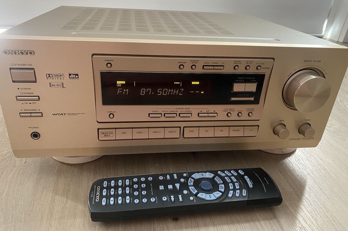 驚きの価格が実現! Sound Surround AV TX-DS575 ONKYO Receiver Digital Dolby WRAT アンプ