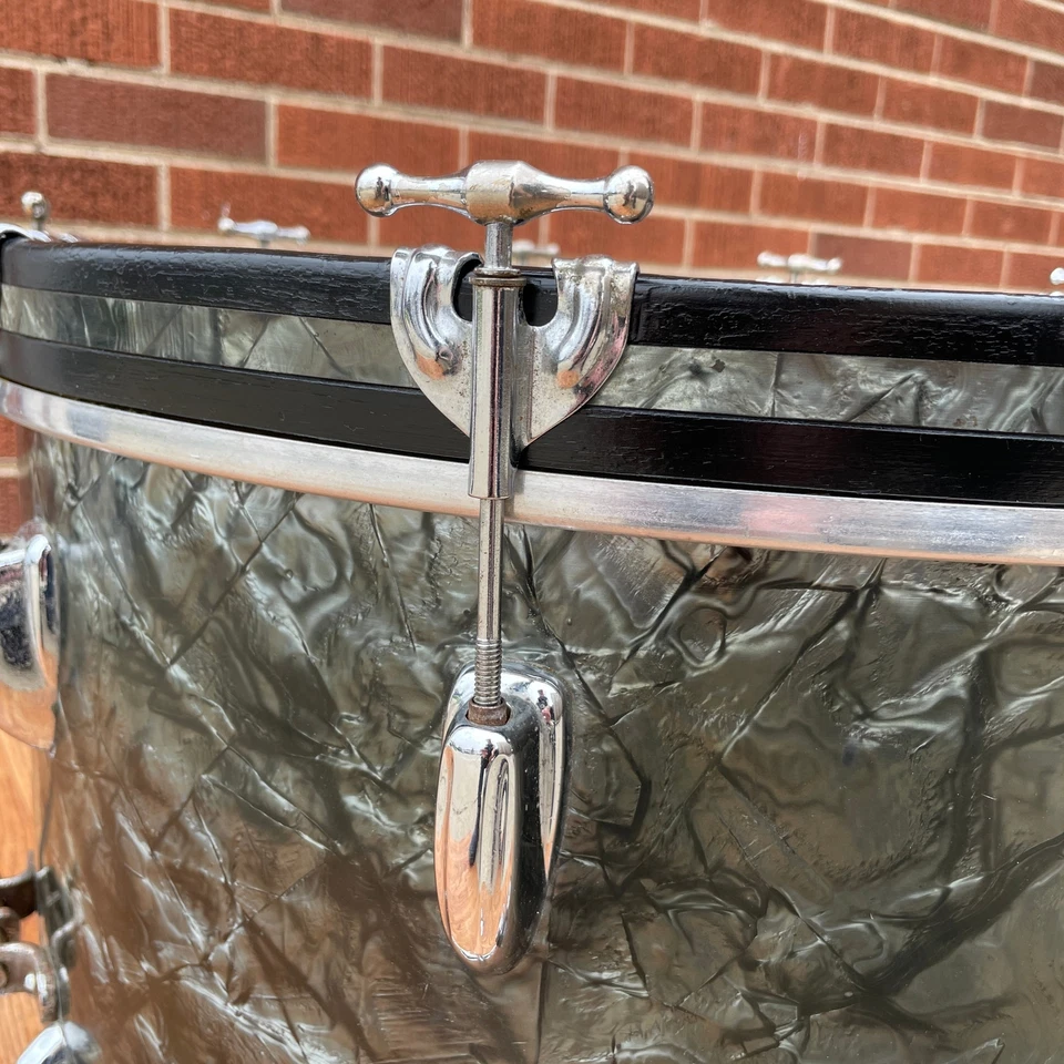 Bajo Slingerland 14x22 años 50 negro diamante perla Foto 4 de 4