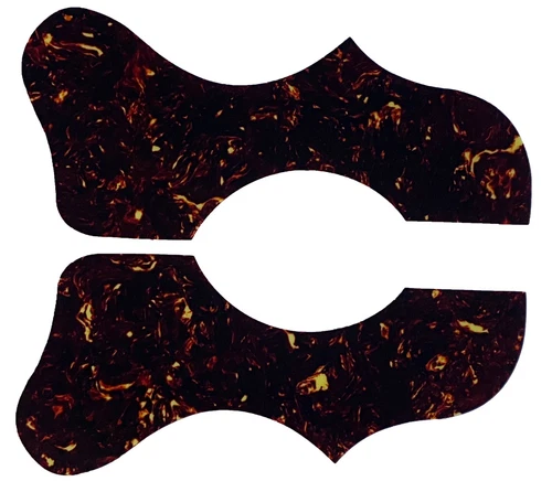 For Gibson J185 Acoustic Guitar Self-Adhesive Pickguard Crystal Brown Tortoise