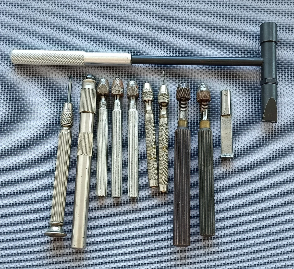 Old Watchmaker Watch Repair Tool Kit Set Back Case Opener Remover Spring Pin