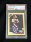 BRET HART 1993 MERLIN WWF SIGNED AUTOGRAPHED CARD PSA/DNA CERTIFIED