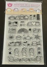 NEW Cute Wonton In A Million Emoti Stamps - Holidays