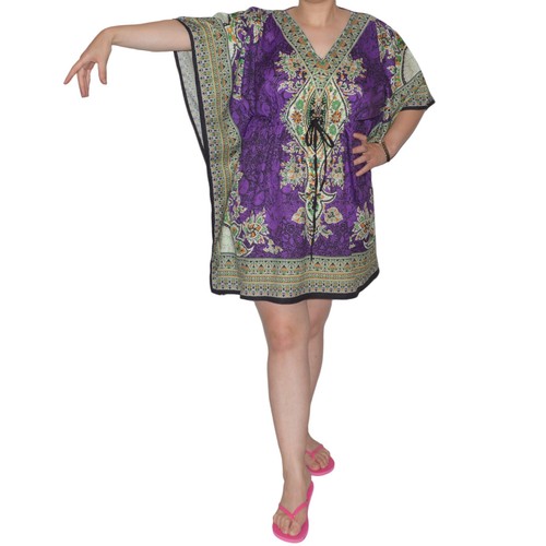 Sommerkleid Strandkleid Damenkleider Freizeitkleid Boho Strandkaftan Urlaub - Bild 25 von 51