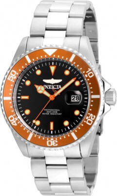 invicta orange watch
