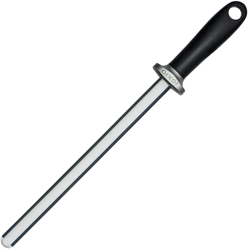 IOXIO Black Duo Ceramic Knife Sharpening Rod 0109VU