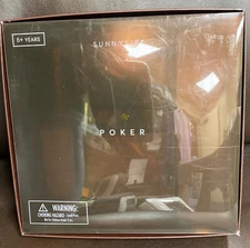 Sunnylife Lucite Poker Set Great for Travel NEW