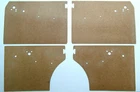 Mercedes Ponton w120/w121 Door Panel Door Cardboard (1953 - 1961)