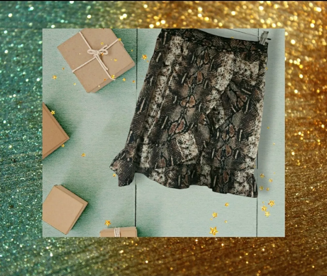 Jupe imprimé python sale