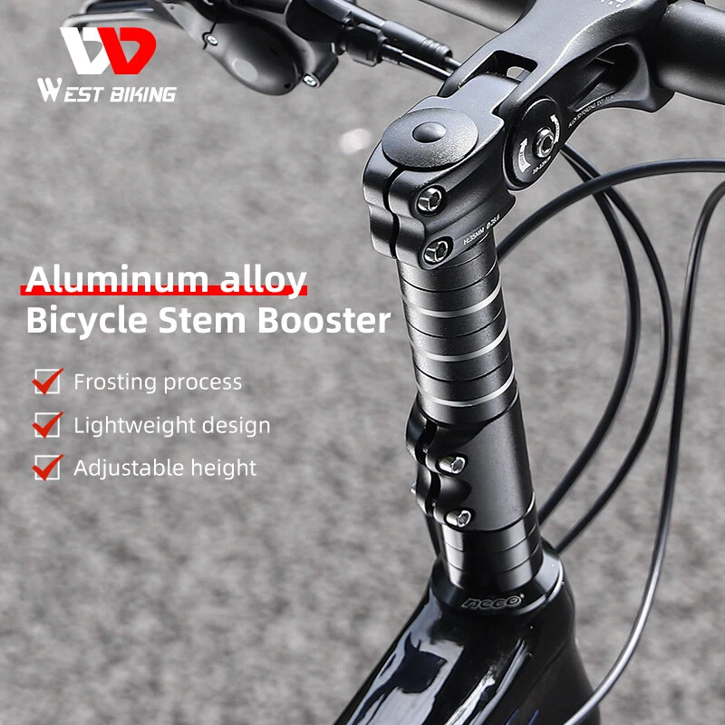 WEST BIKING Bike Fork Stem Extender Bicycle Handlebar Riser Extension Adapter - Image 3 of 4