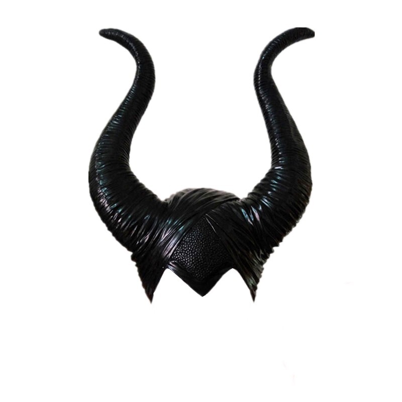 Accesorios de Halloween de lujo cuernos maléfica reina maléfica