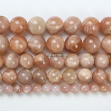 Natural Sunstone Gemstone Round Loose Beads 4mm 6mm 8mm 10mm 12mm 15.5"