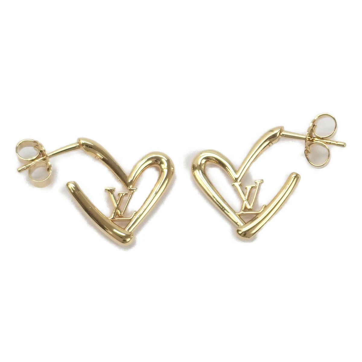 Louis Vuitton Fall in Love Earrings PM Gold Metal